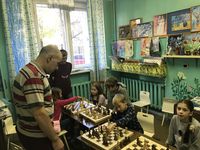 Занятие в шахматной группе