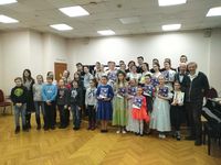 Ансамбль «Щедрик» принял участие в литературно-музыкально- хореографическом вечере «Пока горит свеча...»
